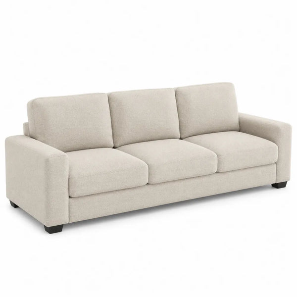 Divano a 3 Posti in Tessuto Beige